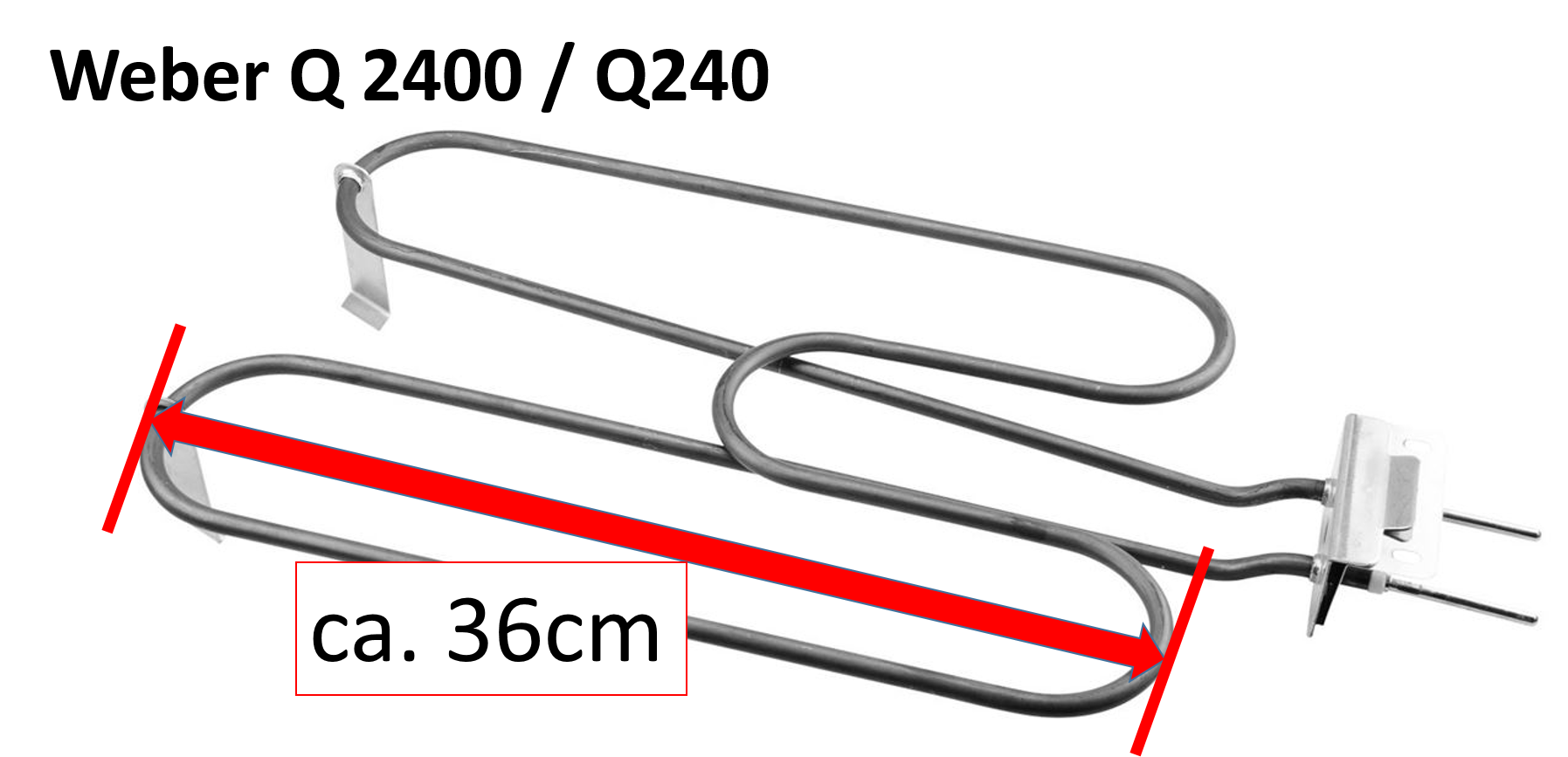 Heizschlange Elektrogrill Weber Q2400 Ersatzteil